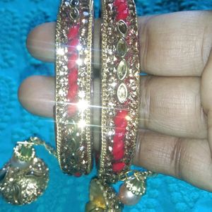 45 ₹ Me New Fancy Red Kangan