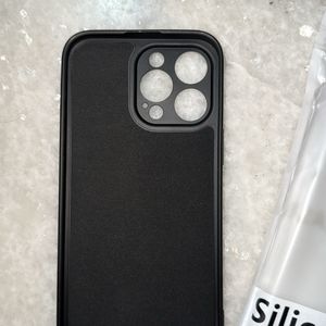 brand new 14 pro max black case with symbol