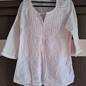 White Tunic Top