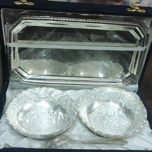 Silver Bowl Set for Gifting Purpose