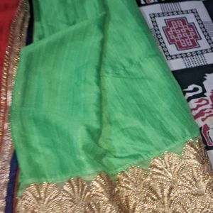 Red ND Green Saree