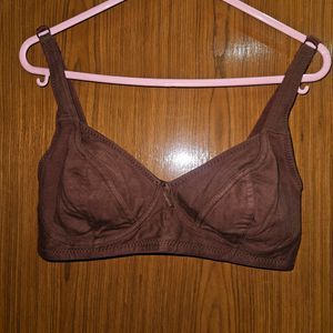 Clovia Brown T-shirt Non-Padded Bra