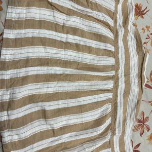 Tan & White Strip Shirt