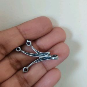 92.5 Silver Garnet Pendant