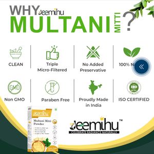 Jeemihu Multani Mitti & Rosewater