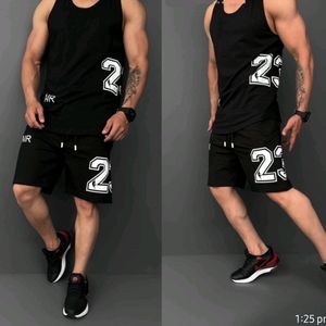 Combo of 2 piece Dry Fit Lycra sports wear for Men