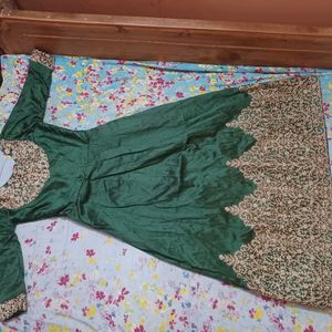 Green Party Gown Dress