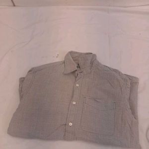 Cotton Shirt Grey Color