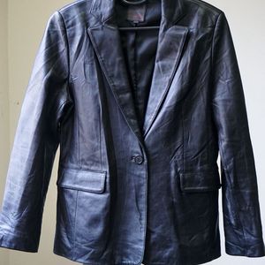 Sheepskin Leather Blazer