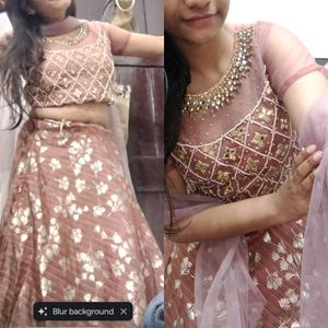 dropped more Price ❗Crop Top Lehenga With Dupatta