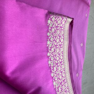 Pink Light Weight Silk Saree