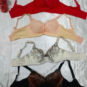 Combo Of 4 Imported Designer Bra