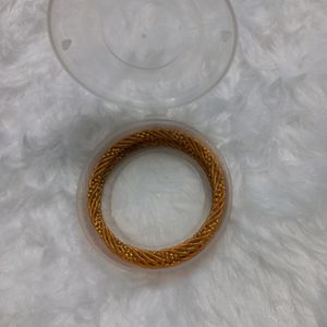 Beautiful Gold Plated Twisted Bangles