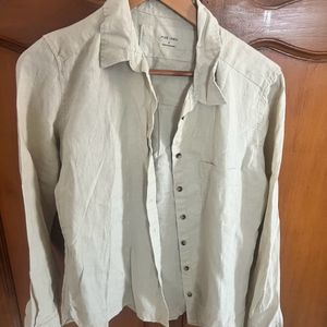 Marks & Spencer Linen Shirt Beige