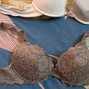 Combo Of  Five Imported Fabric Bra N Panty