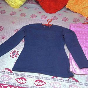 WOOLEN PINK AND PURPLE 2 Top  Inner