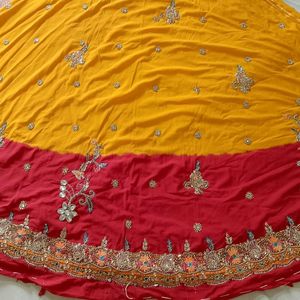 Lehenga Choli And Duptta Unstiched Fabric