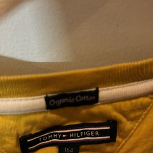 Tommy Hilfiger Mustard Yellow T Shirt