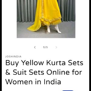 Designer Kurta Set 💛