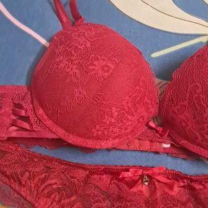 Combo Of Four Imported Fabric Bra N Panty