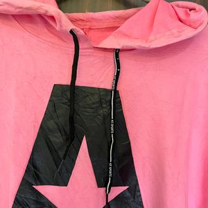 Pink Colour Hoody.