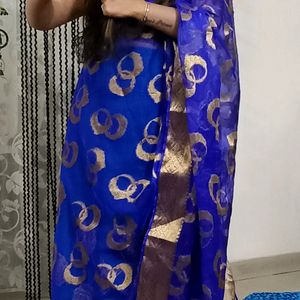 Blue Fancy Dupatta