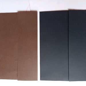 A5 Size Brown Black Envelopes Set