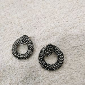 Silver Hoops