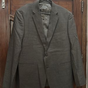 Brown Check Blazer