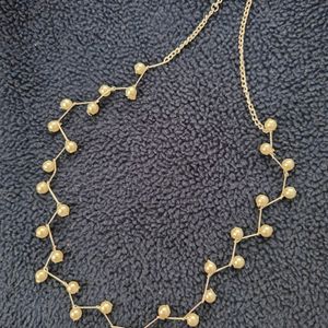 Korean Zigzag Pearl Necklace