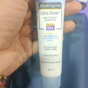 Sunscreen Spf 50++ Not Used Only Open Sealed