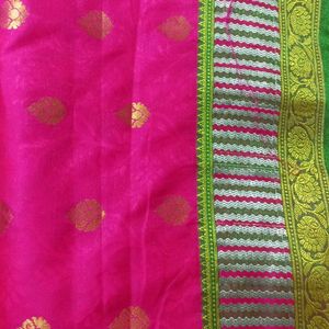 Magenta Green New Saree 💕