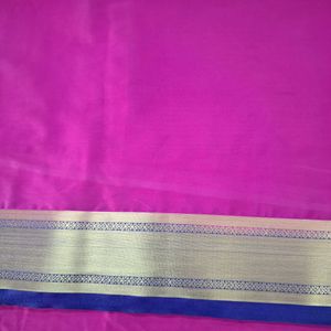 Mysore Silk Saree Pink