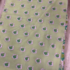 Krishika Light Green Lehenga Saree