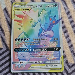 Pokemon Card MegaSableye And Tyranitar