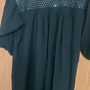 Black anarkali type top