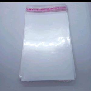 Set Of 100 Plastic Etc Packing Bags 2 Side Visible