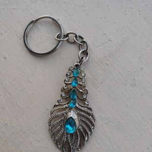 Key chain #preety #charm #peacock #ring #earring