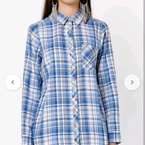 DNMX Checked Shirt With Patch Pocket