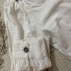 Zara Cotton Button Down Top