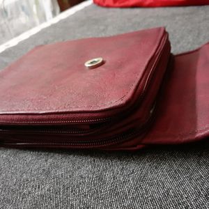 Maroon Slim Sling Bag