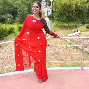 Red Saree New with tag