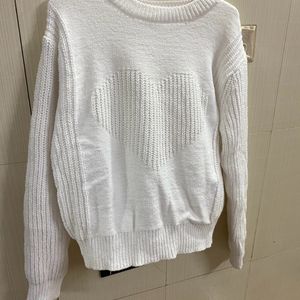 ZARA White Sweater