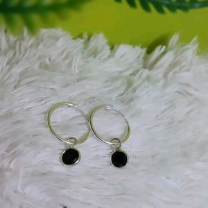 Pure Silver With Black Onyx Bali