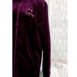 XL Size Long Zipper Sweater For Women