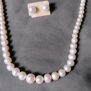 Channel Pearl Necklaces