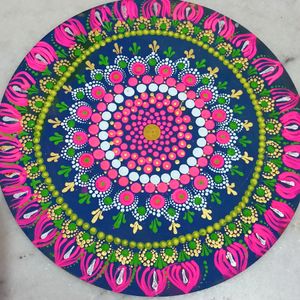 Pink Mandala Painting