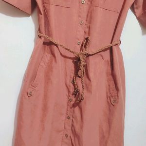 Light Coral Dress For Girl Or Woman 32 Bust