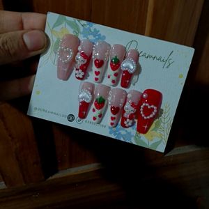 Press On Nails (Hellokitty)