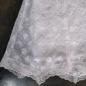 Korean Style Skirt ( White)